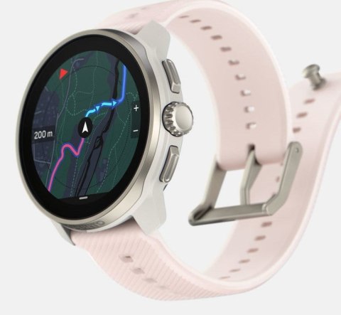 Zegarek sportowy Suunto Race S Powder Pink AMOLED 45mm Szary