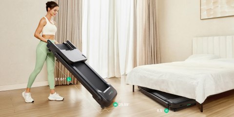 Bieżnia z wbudowanym biurkiem do pracy i ćwiczeń UREVO Foldi 3S