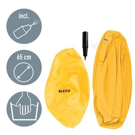 LEITZ Piłka do siedzenia Ergo Cosy, żółta