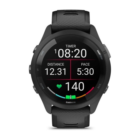 Zegarek sportowy Garmin Forerunner 265 AMOLED 46mm Czarny