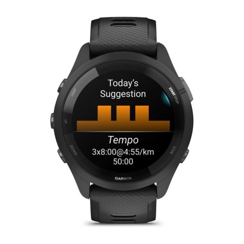 Zegarek sportowy Garmin Forerunner 265 AMOLED 46mm Czarny