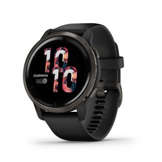 Zegarek sportowy Garmin Venu 2 AMOLED 45,4mm Czarny