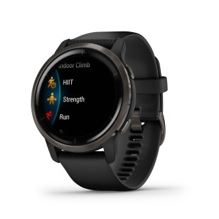 Zegarek sportowy Garmin Venu 2 AMOLED 45,4mm Czarny