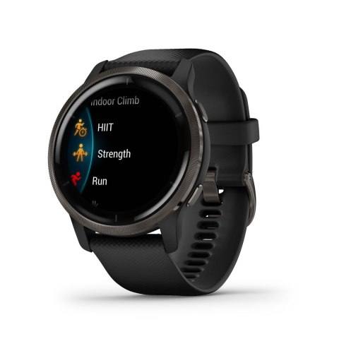 Zegarek sportowy Garmin Venu 2 AMOLED 45,4mm Czarny