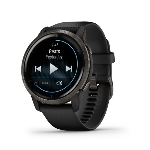 Zegarek sportowy Garmin Venu 2 AMOLED 45,4mm Czarny