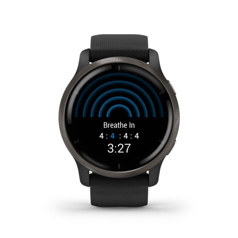 Zegarek sportowy Garmin Venu 2 AMOLED 45,4mm Czarny