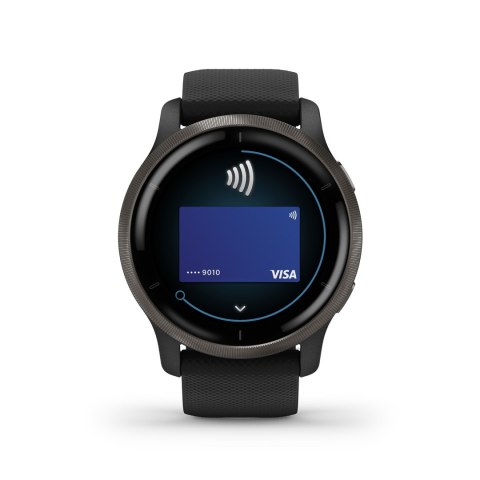 Zegarek sportowy Garmin Venu 2 AMOLED 45,4mm Czarny