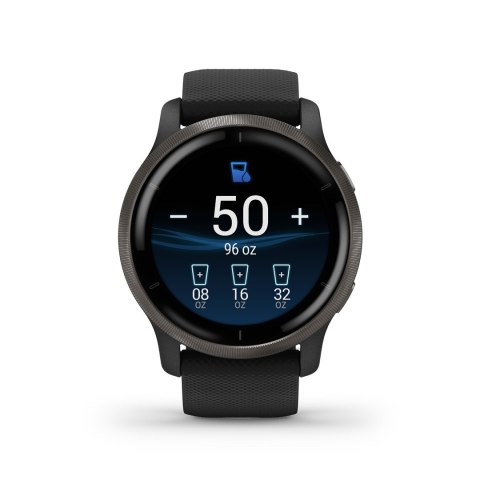Zegarek sportowy Garmin Venu 2 AMOLED 45,4mm Czarny