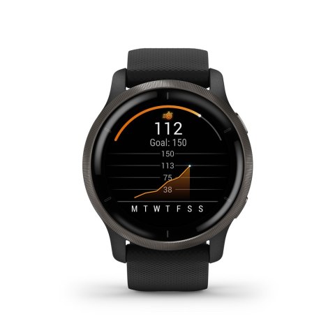 Zegarek sportowy Garmin Venu 2 AMOLED 45,4mm Czarny