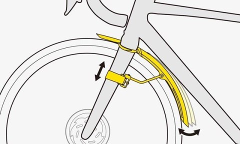 Błotnik rowerowy TOPEAK ETRAFENDER SET G1&G2 (GRAVEL)