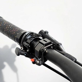 Dzwonek rowerowy Rockbros 34210006001 kształt C - czarny