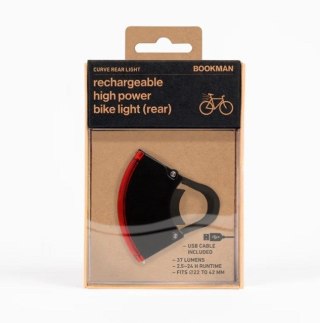 Lampka rowerowa BOOKMAN Curve Rear Light 37lm
