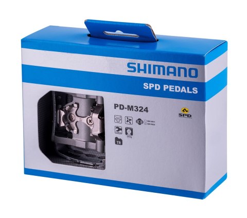Shimano Pedały SPD PD-M324 Srebrne