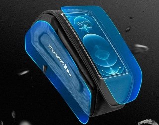 Torba rowerowa Rockbros 30120064001 wodoodporna na ramę z pokrowcem na telefon - czarna