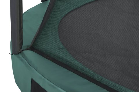 Trampolina Premium Ground Combo 427cm zielona