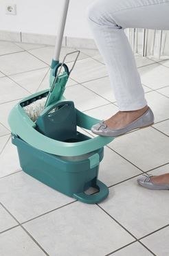 Wiadro z wyciskaczem do mopa Profi, na kółkach Leifheit