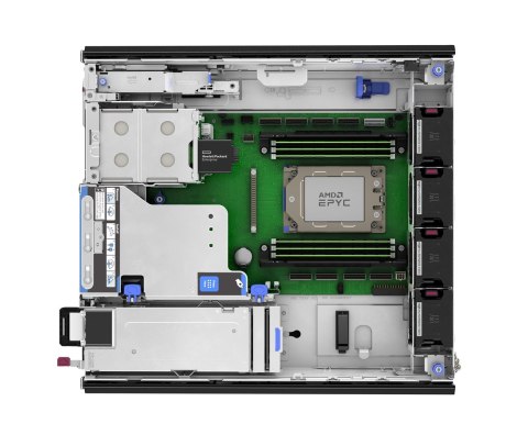 HPE ProLiant DL145 Gen11 8024P 2.4GHz 8c 1P 1x32GB-R 2SFF NS204i-u NC BCM5719 2x1000W PS EMEA Server P79814-425