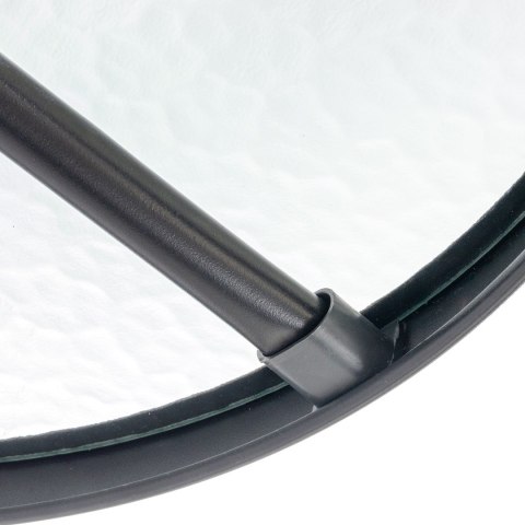 Stolik ogrodowy ze szklanym blatem JUPITER 60cm