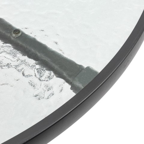 Stolik ogrodowy ze szklanym blatem JUPITER 90cm