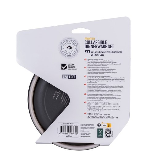 Zestaw naczyń SEA TO SUMMIT Frontier UL 2P 6 Piece (WYPRZEDAŻ)