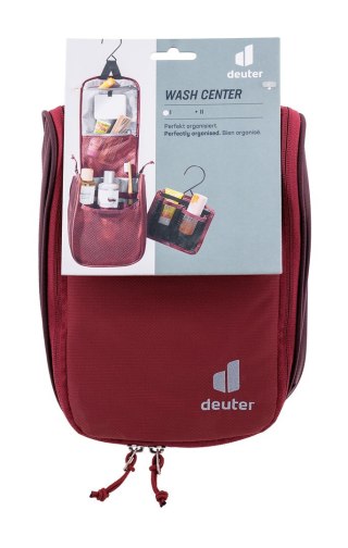Kosmetyczka turystyczna DEUTER Wash Center I caspia-raisin
