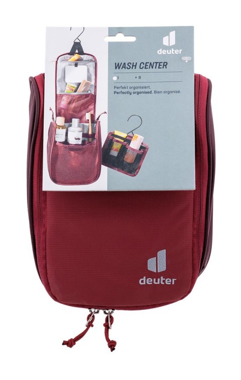 Kosmetyczka turystyczna DEUTER Wash Center I caspia-raisin