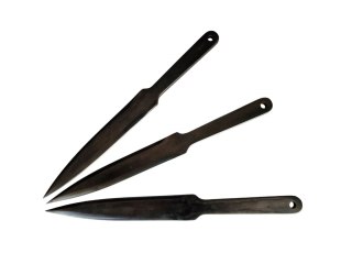 Noże do rzucania sportowego KAL22 LIDER 3szt czarne