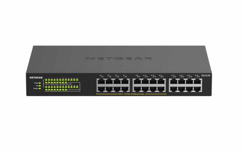 Switch Netgear GS324P-100EUS 24p PoE 190W (PoE+: 16p) Unmanaged Gigabit