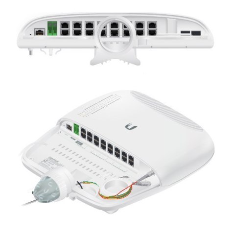 Switch Ubiquiti EdgePoint S16 18p PoE ( Passive: 16;) 284W Managed Gigabit/10G