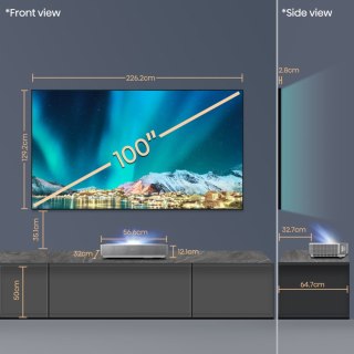 LASER TV HISENSE 100L5HD 100" 4K + Ekran