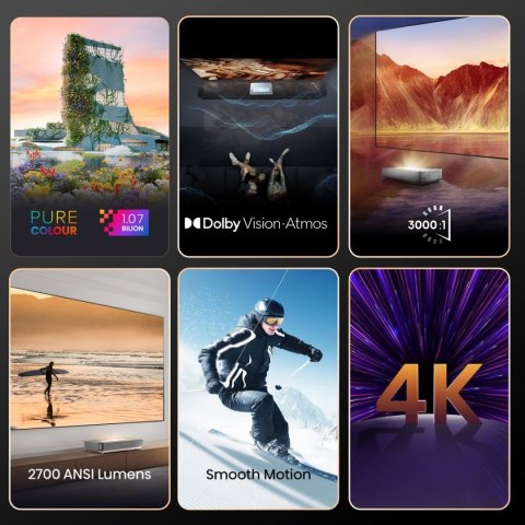 LASER TV HISENSE 120L5HA 120" 4K + Ekran