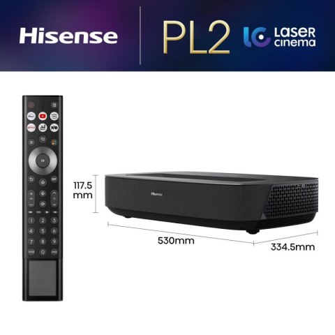 LASER TV HISENSE PL2 80-150" 4K