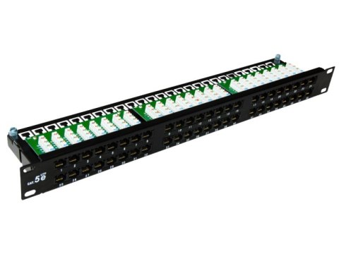 Patch panel A-LAN PK033 (1U; 19"; kat. 5e; UTP; 48xRJ-45)