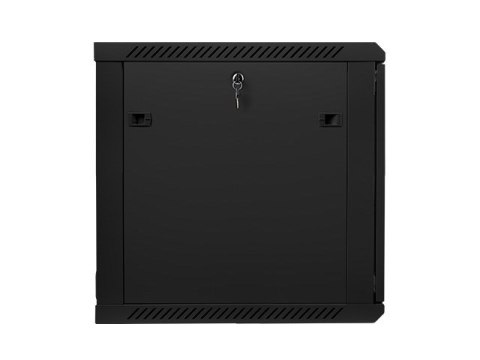 Szafa rack Lanberg WF01-6612-10B (12U; 635mm / 600mm / 600 mm; wisząca; Szklane; 19''; kolor czarny)