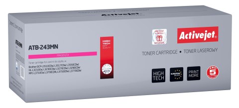 Activejet ATB-243MN Toner (zamiennik Brother TN-243M; Supreme; 1000 stron; czerwony)