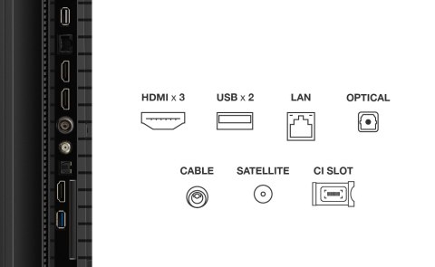 Telewizor TCL 75P79K QLED 75" 4K Ultra HD Google TV Dolby Atmos DVB-T2 Metaliczny