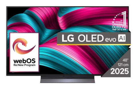 Telewizor LG OLED48C51LA OLED EVO 48'' 4K Ultra HD 144 Hz WebOS Dolby Atmos Czarny