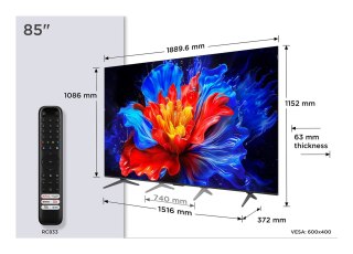 Telewizor 85" TCL 85P89K