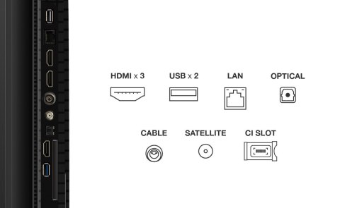 Telewizor TCL 65P7K QLED 65'' 4K Ultra HD Google TV Dolby Atmos DVB-T2 Metaliczny