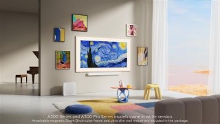 Telewizor TCL NXTFrame 55A300 PRO QLED 55'' 4K Ultra HD 144Hz Google TV Dolby Vision IQ Biały