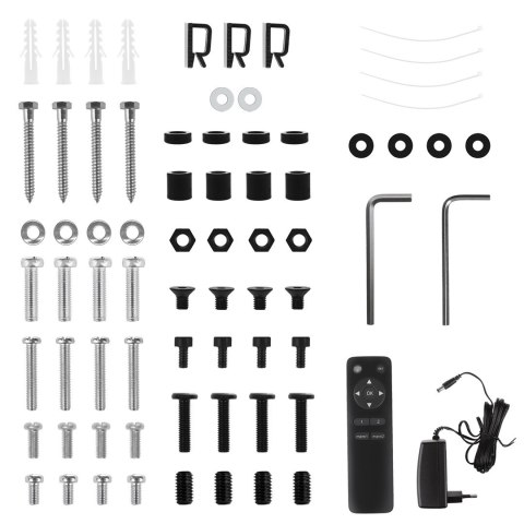 MACLEAN UCHWYT ELEKTRYCZNY DO TV, SUFITOWY, TUYA, MAX. VESA 800X400, REG. W POZ. +90°~-90°, DLA TV 43-86", MAX. 45KG MC-109 T