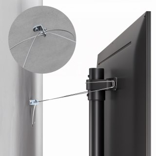 MACLEAN UCHWYT STOJAK PODŁOGOWY DO TELEWIZORA, 32-70", MAX. VESA 400X400, MAX. 40KG MC-494