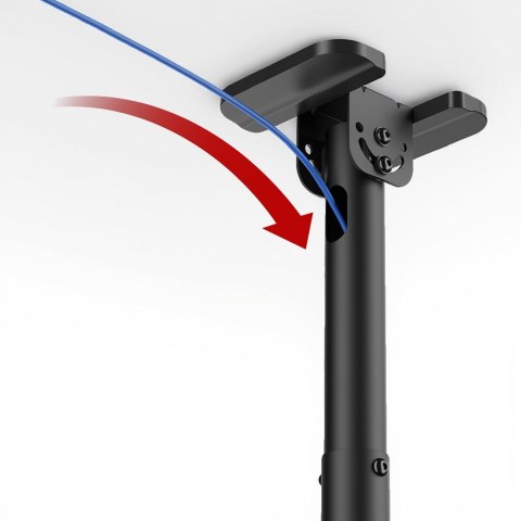 MACLEAN UCHWYT SUFITOWY DLA TV, MAX. OBCIĄŻENIE 60KG, 43-86", MAX VESA 600X400 MC-112 B