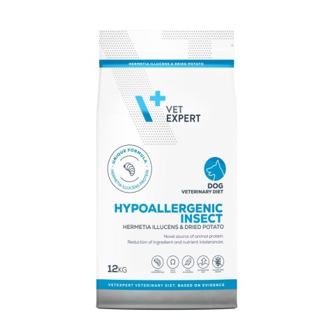 VetExpert Veterinary Diet Hypoallergenic Insect dog 12kg (WYPRZEDAŻ)