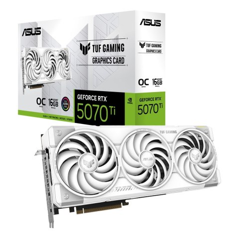 Karta graf. ASUS TUF GAMING RTX 5070 Ti 16GB OC WH.
