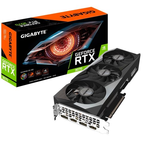Karta graficzna Gigabyte GeF RTX 3070 GAMING OC 8G 2.0 (WYPRZEDAŻ)