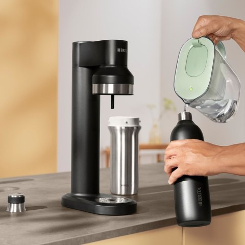 Butelka Brita sodaTRIO (0,65l; czarny)