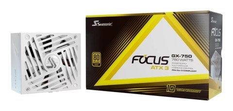 Zasilacz PSU 750W Seasonic FOCUS-GX-750-V4-WHITE ATX 3.1 80+ Gold