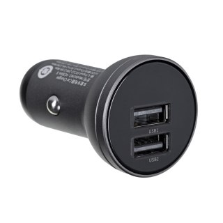 BASEUS ŁADOWARKA SAMOCHODOWA Z WYŚWIETLACZEM,2XUSB