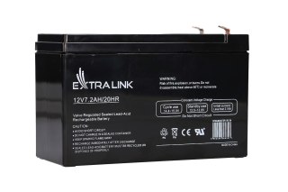 EXTRALINK AKUMULATOR BEZOBSŁUGOWY AGM 12V 7,2AH 7A
